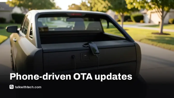 Slate OTA updates: how a $25,000 truck updates via your phone