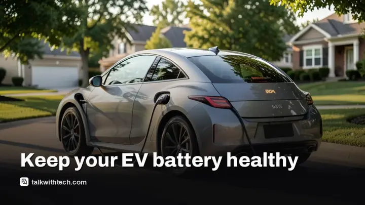 EV charging habits: avoid 100% daily to slow battery wear
