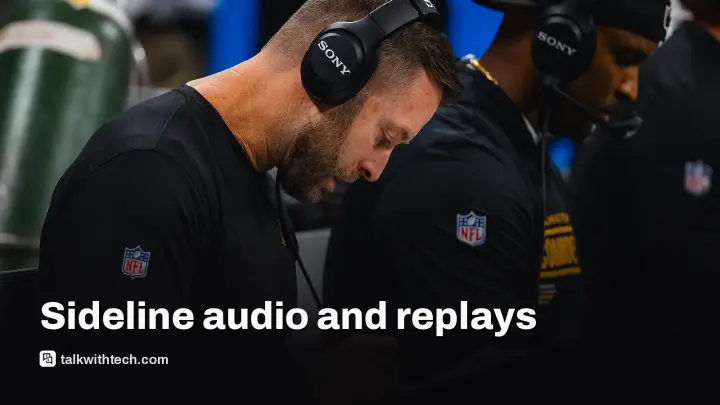 Sony NFL headphones bring clearer comms and rugged gear to games