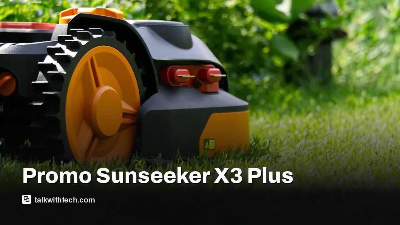 Une robot tondeuse sur une pelouse bien entretenue