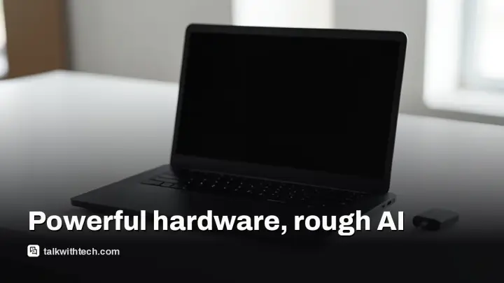 Surface Laptop Ultra AI hardware thrills, AI features lag