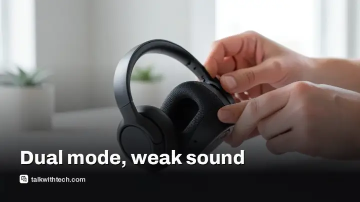 TDM Neo review: 200-hour headphone mode, but weak sound