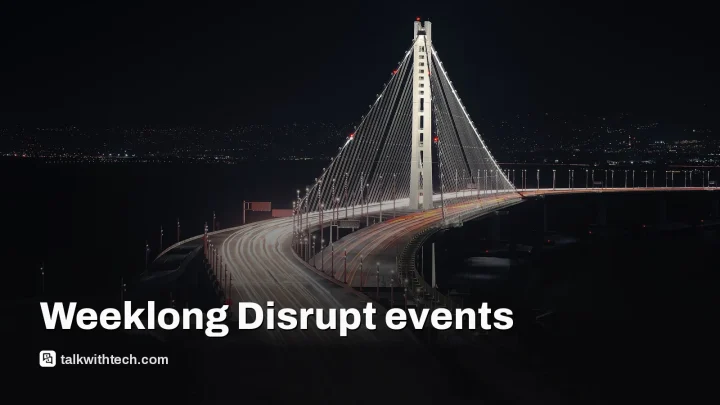 Disrupt 2026 side events offer demos, dinners and investor meetups