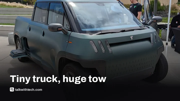 Telo MT1 packs 8,000‑lb tow in a tiny city pickup