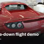 Tesla Roadster next-gen drives upside down and flies briefly