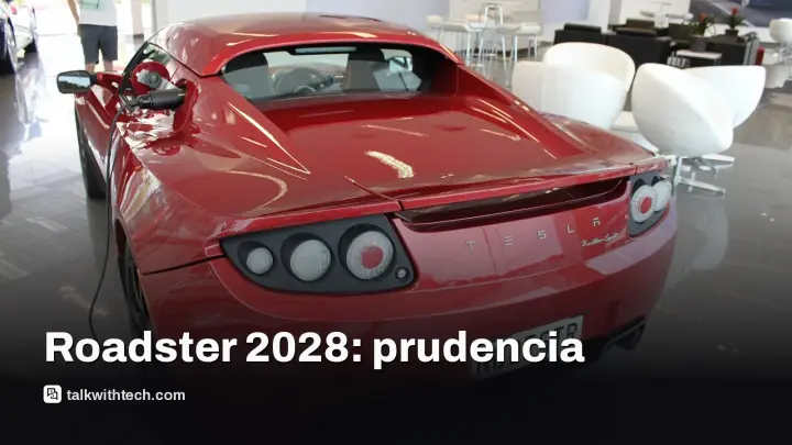 Tesla Roadster 2028 podría llegar, pero espera retrasos