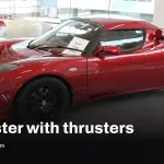 Tesla Roadster airborne thrusters give sub‑1s 0‑60 sprint