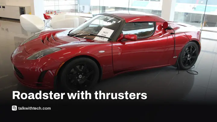 Tesla Roadster airborne thrusters give sub‑1s 0‑60 sprint