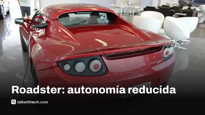 Tesla Roadster reduce su autonomía a 310–320 millas