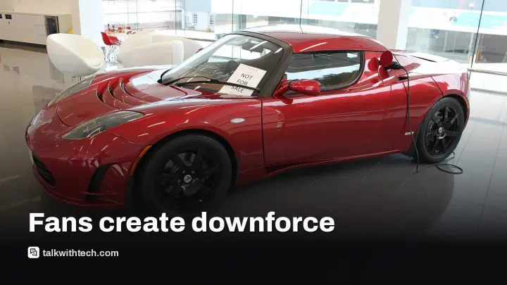 Tesla Roadster downforce fans join rare suction car trend