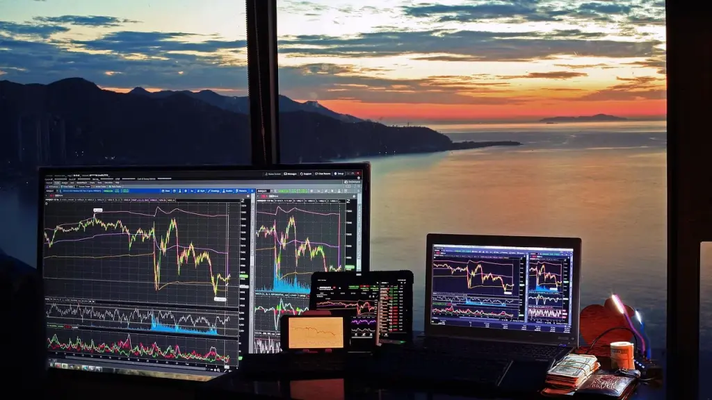 Stock market screen