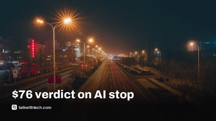 Small $76 verdict spotlights AI plate reader policing risks