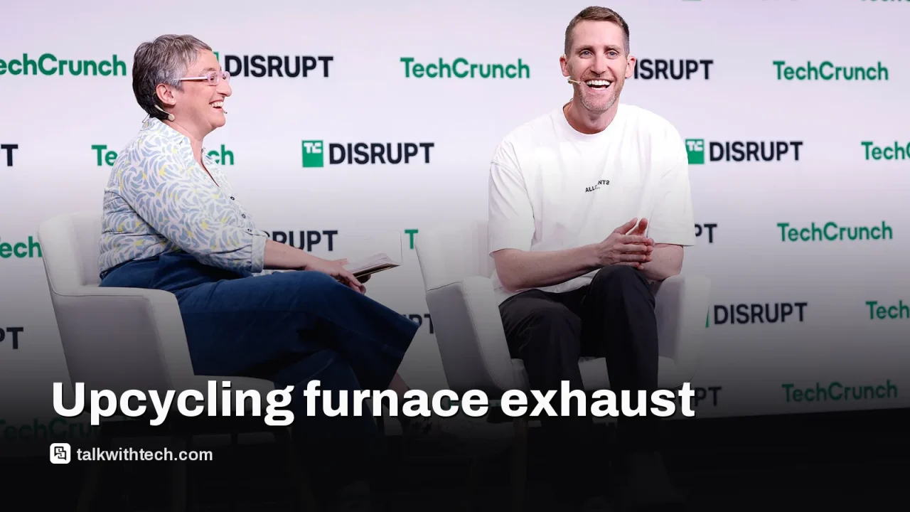 TechCrunch Disrupt, related to: Helix Carbon says blast furnace upcycling saves $14 per ton