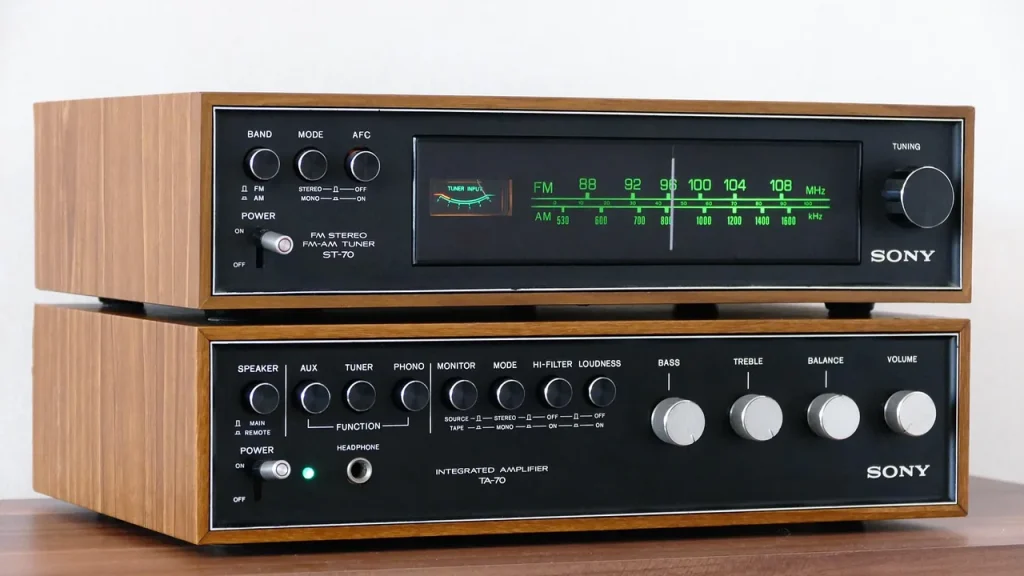 AV receiver connected to TV for high-quality audio setup