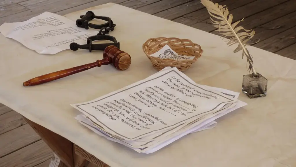 Gavel resting on legal documents