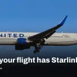Starlink tracker shows which United flights get Wi‑Fi days ahead
