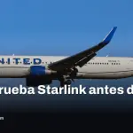 United muestra qué vuelos tienen Starlink hasta tres días antes