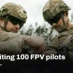 US Army drone recruitment seeks 100 FPV pilots for new tests