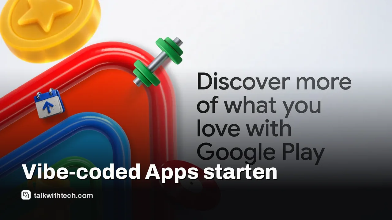 Google Bild zu: Vibe‑coded Apps werden mainstream