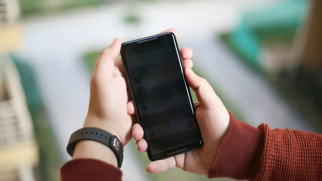Smartphone in hand