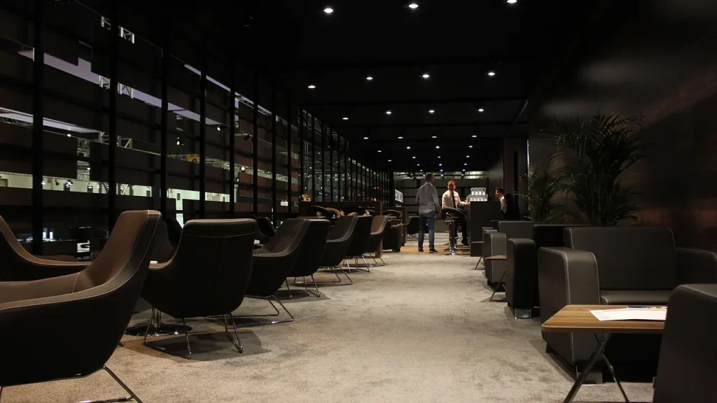 A moody interior where a pivotal conversation happens