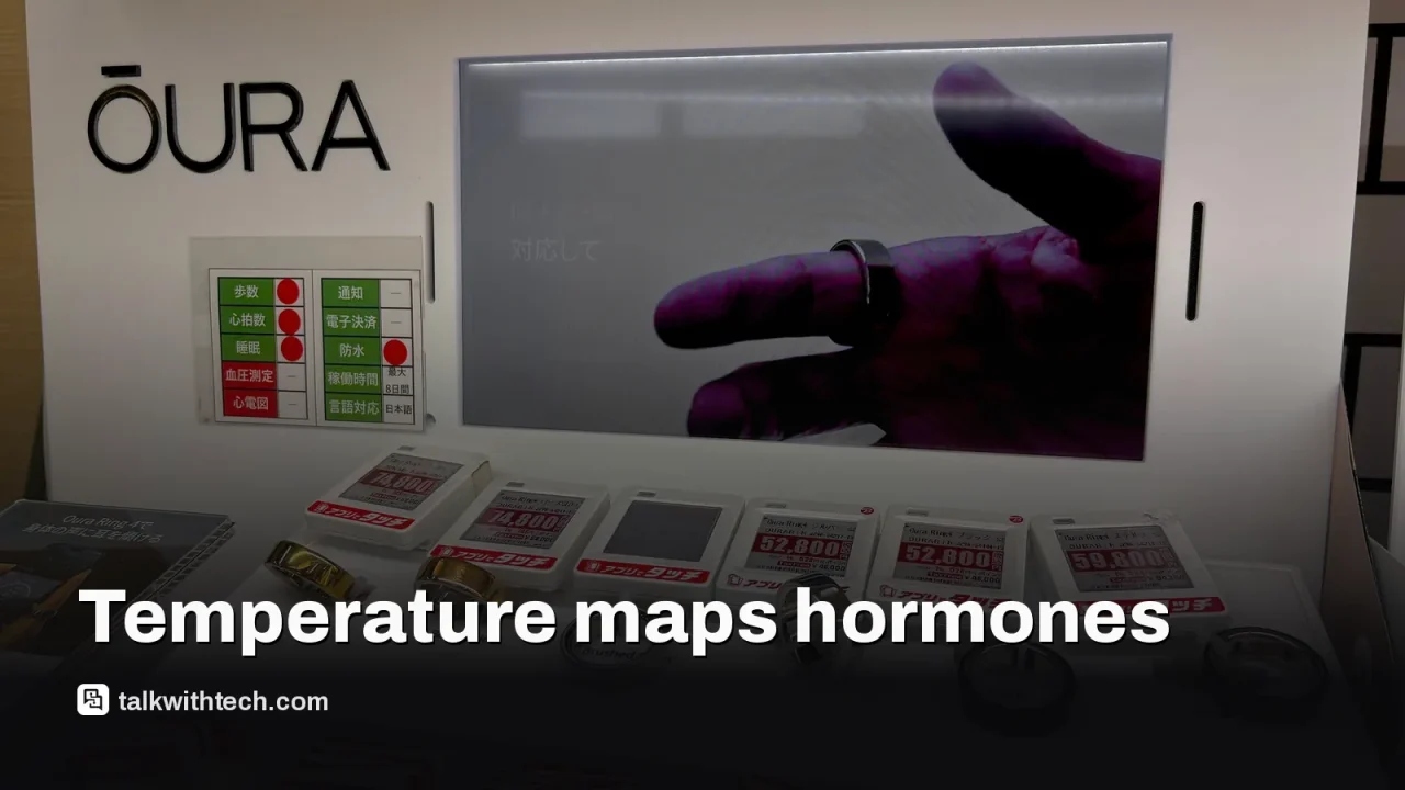 Oura Ring, related to: Wearables use AI and temp dips to reveal cycle timing