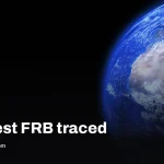 This fast radio burst traces to 3 billion years after the Big Bang