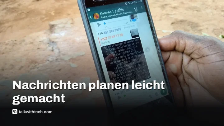 WhatsApp testet Nachrichtenplanung in Android-Beta
