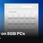 Windows 11 speeds up 8GB PCs with smarter memory use