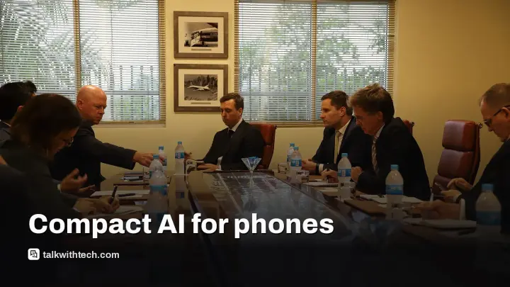 World Bank small AI pushes phones to run useful models offline