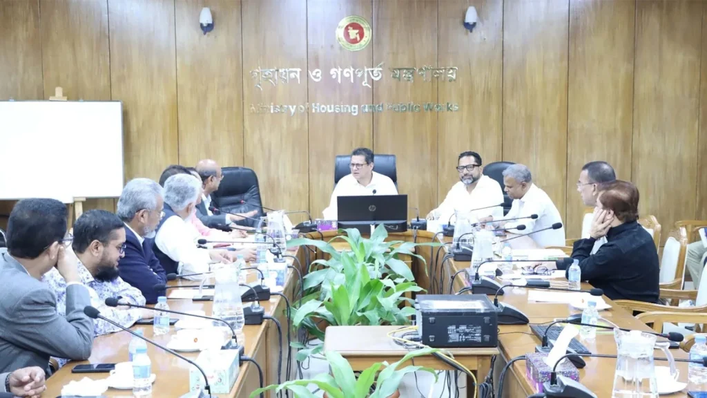 Team of developers in a meeting planning game updates