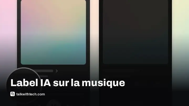 YouTube Music ajoute un label pour les chansons créées avec l’IA